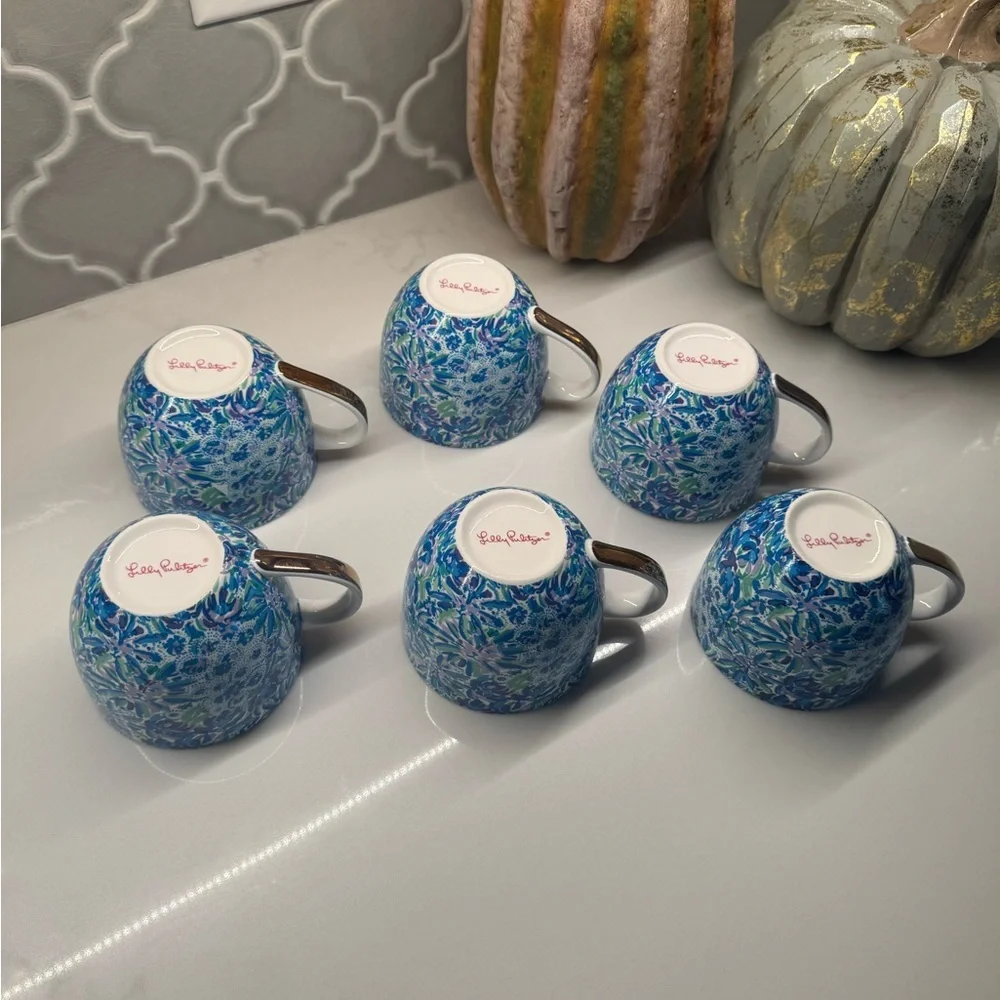 Lily Pulitzer mugs pack of 6